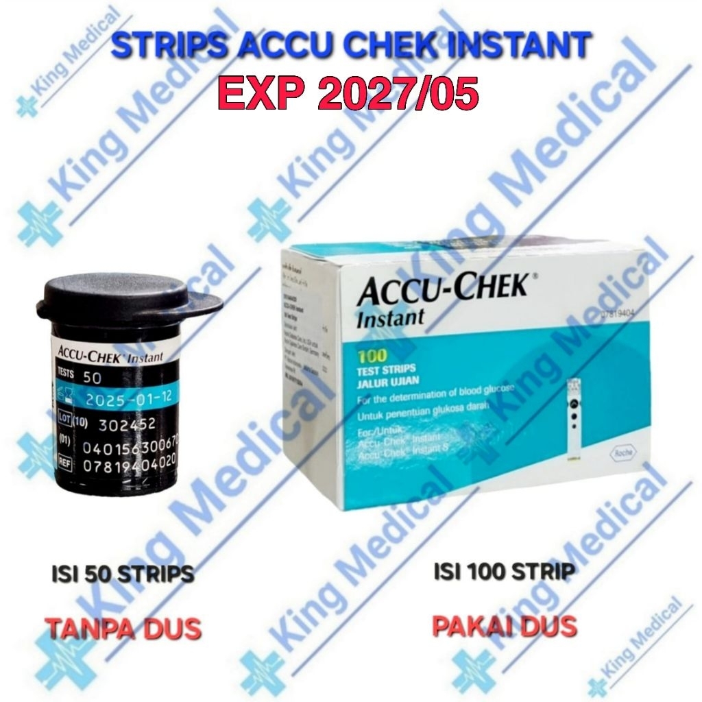 Accu-Chek Instant Strip Glucose/Strip Gula Darah Accu Check