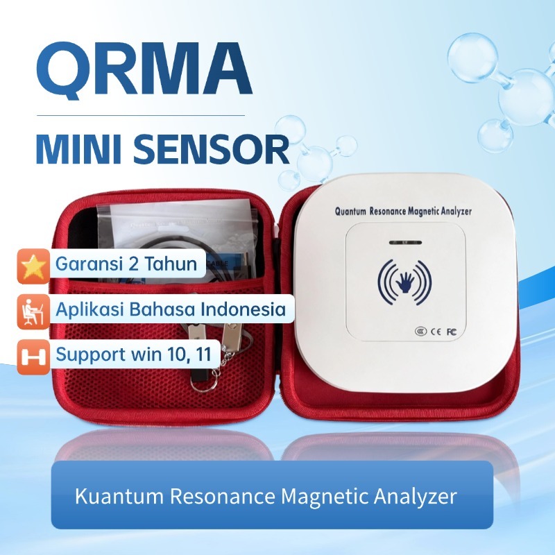 Kuantum Resonance Magnetic Analyzer QRMA MINI SENSOR Quantum New Versi Tanpa Handpind Garansi 2Tahun