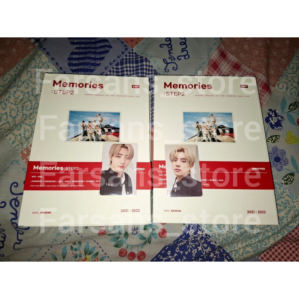 (Ready INA) Album Memories 2 DVD Official Enhypen | Heeseung jay jake sunghoon sunoo jungwon ni-ki
