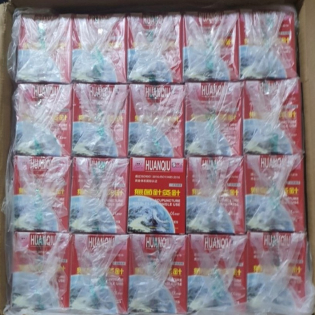 Huanqiu Jarum Akupuntur 0,18 x 13 mm (1/4 Cun) Box 100 Pcs / Akupunktur Needle Acupunture