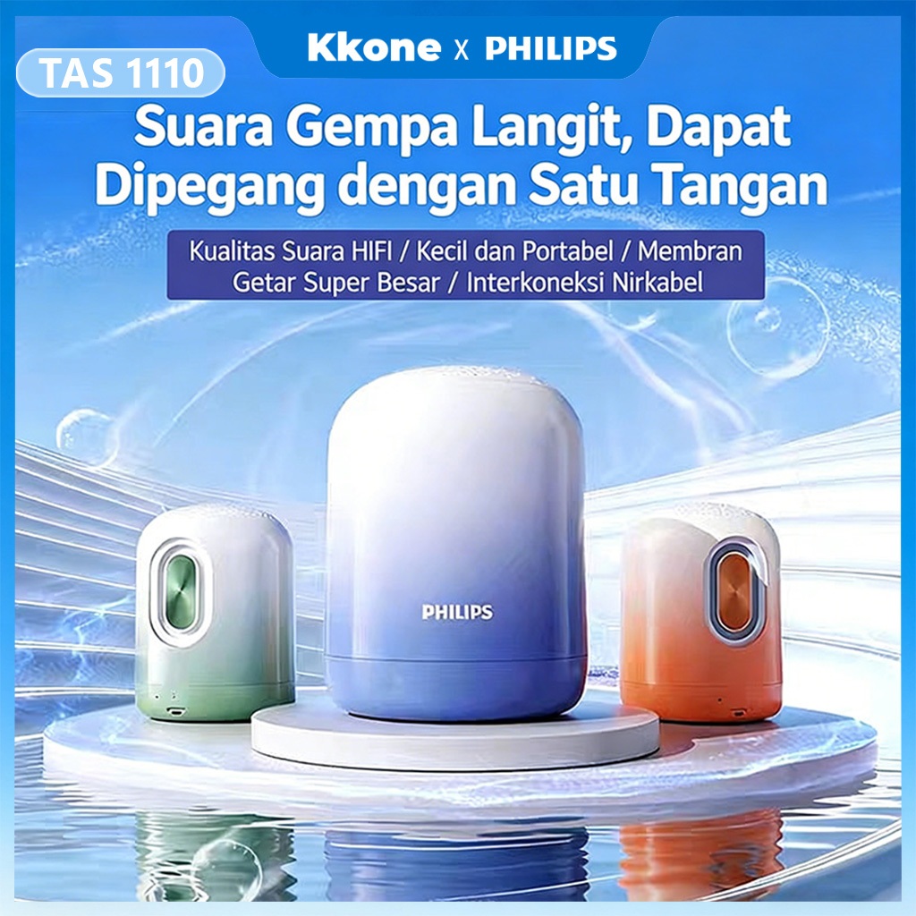 Philips TAS1110 Speaker Bluetooth Portable - Mini Bass Booster  Original   Baru
