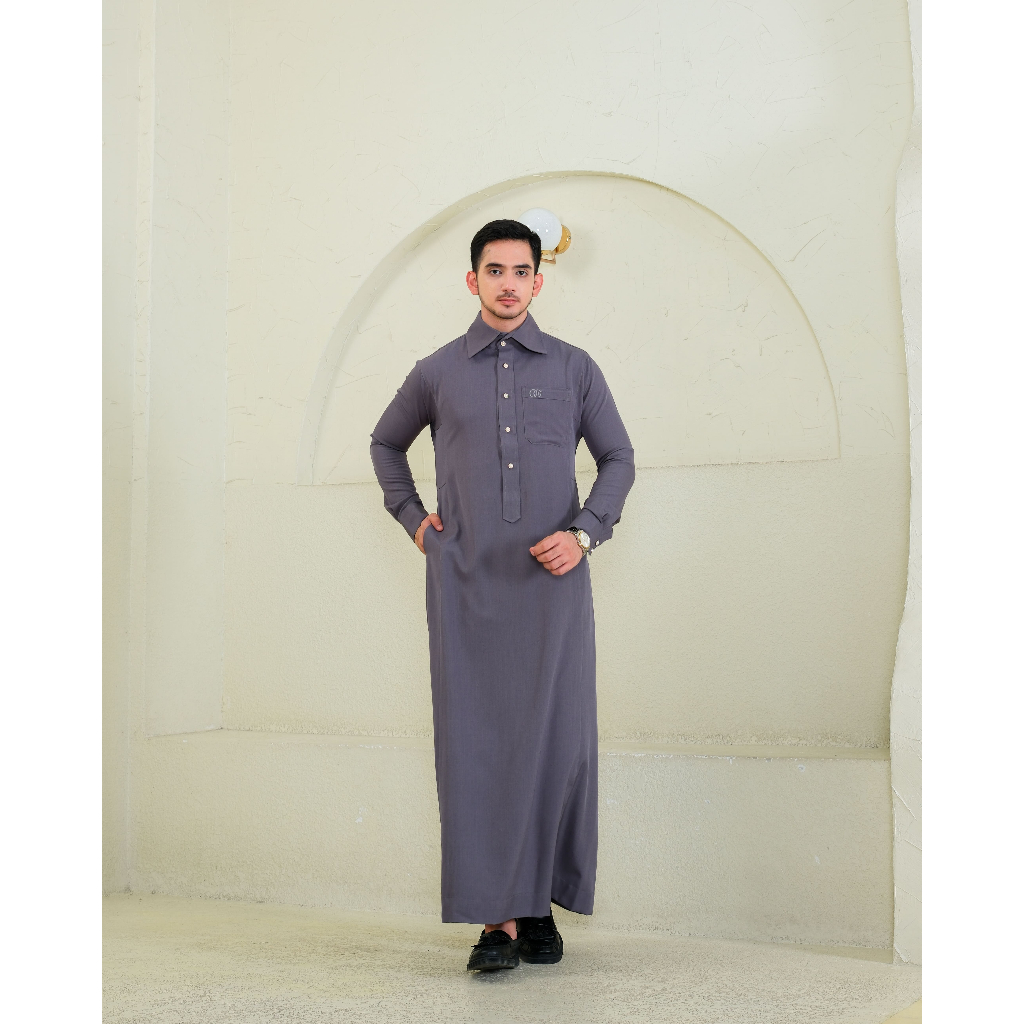 OGREN INDONESIA OEMAR THOBE SLIMFIT | Jubah Gamis Dewasa | Gamis Model Pria | Jubah Muslim Slimfit