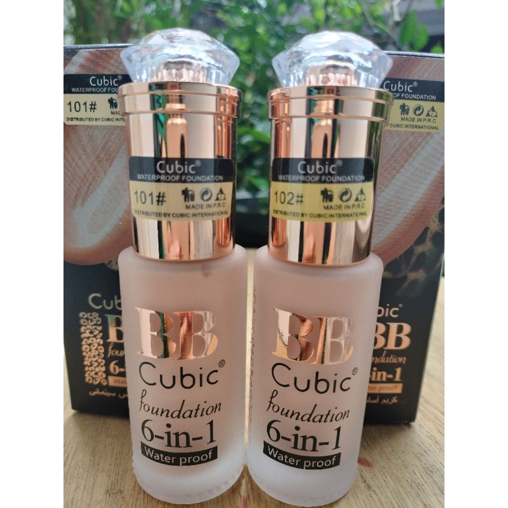 Foundation BB Cubic 6in1 Water Proof