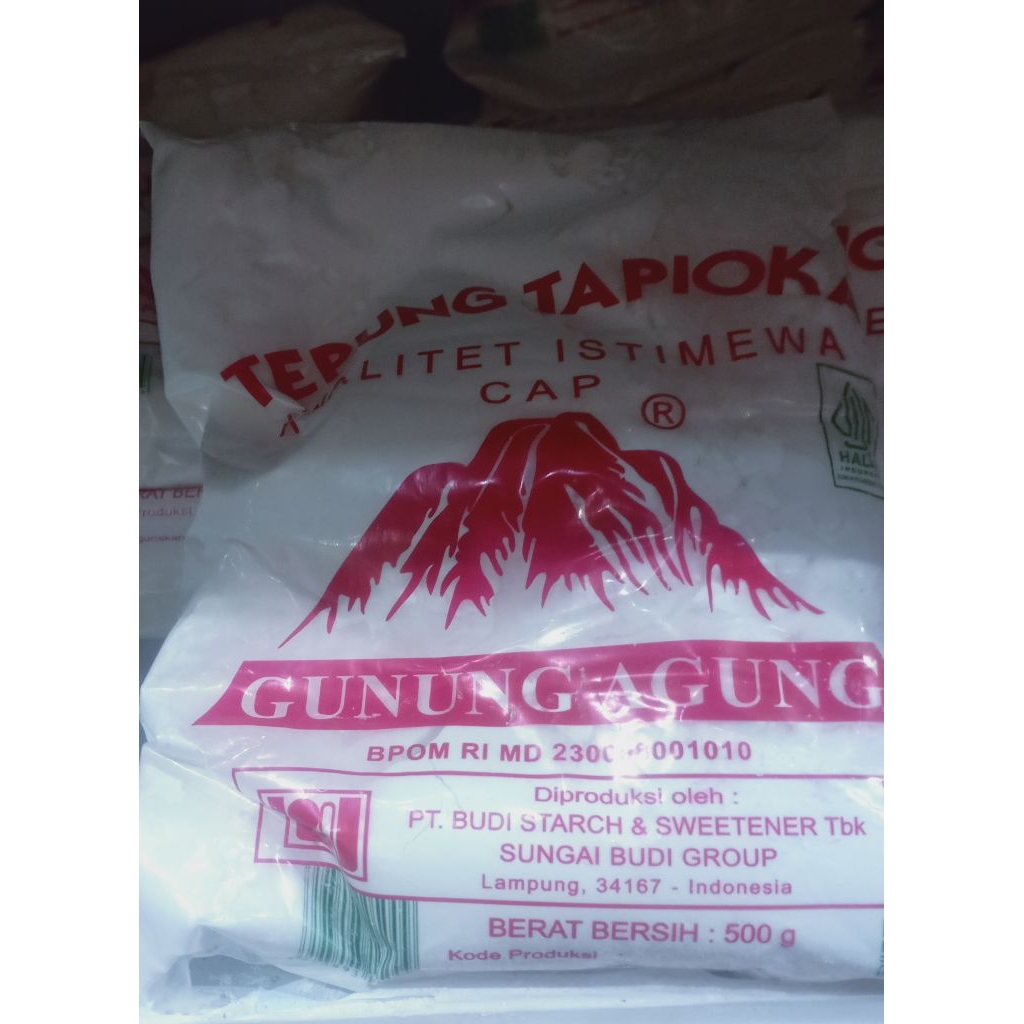 tepung tapioka/kanji Gunung Agung 1kg