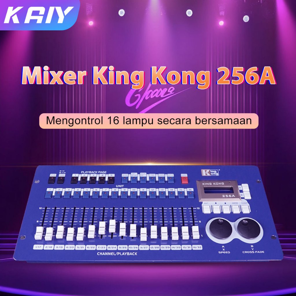KAIY DMX Lighting Console of Kingkong 256A Controller Mixer lighting Kingkong 256A