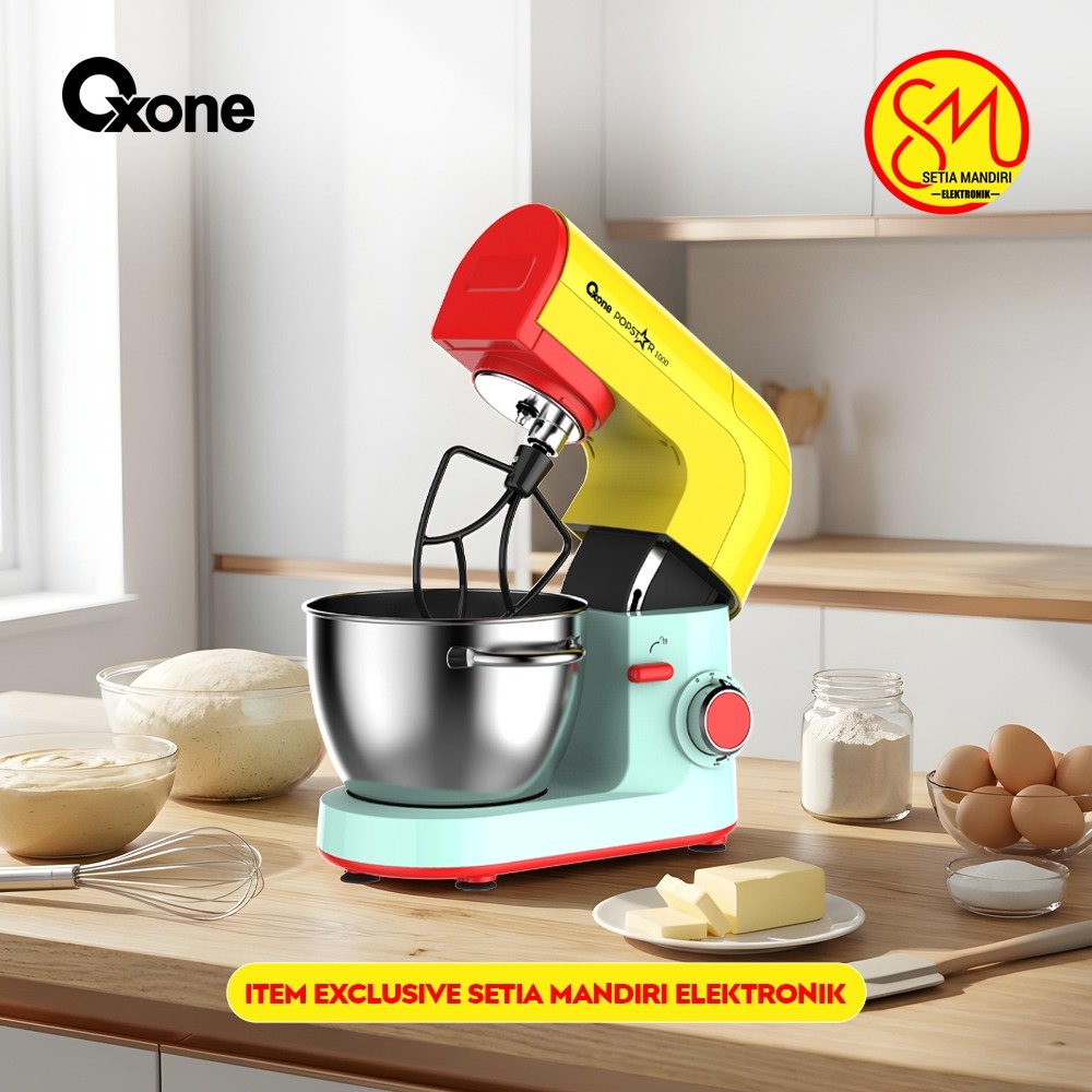 OXONE OX856P Standing Mixer POP STAR Pengaduk Pengocok Adonan Kue 4.5L