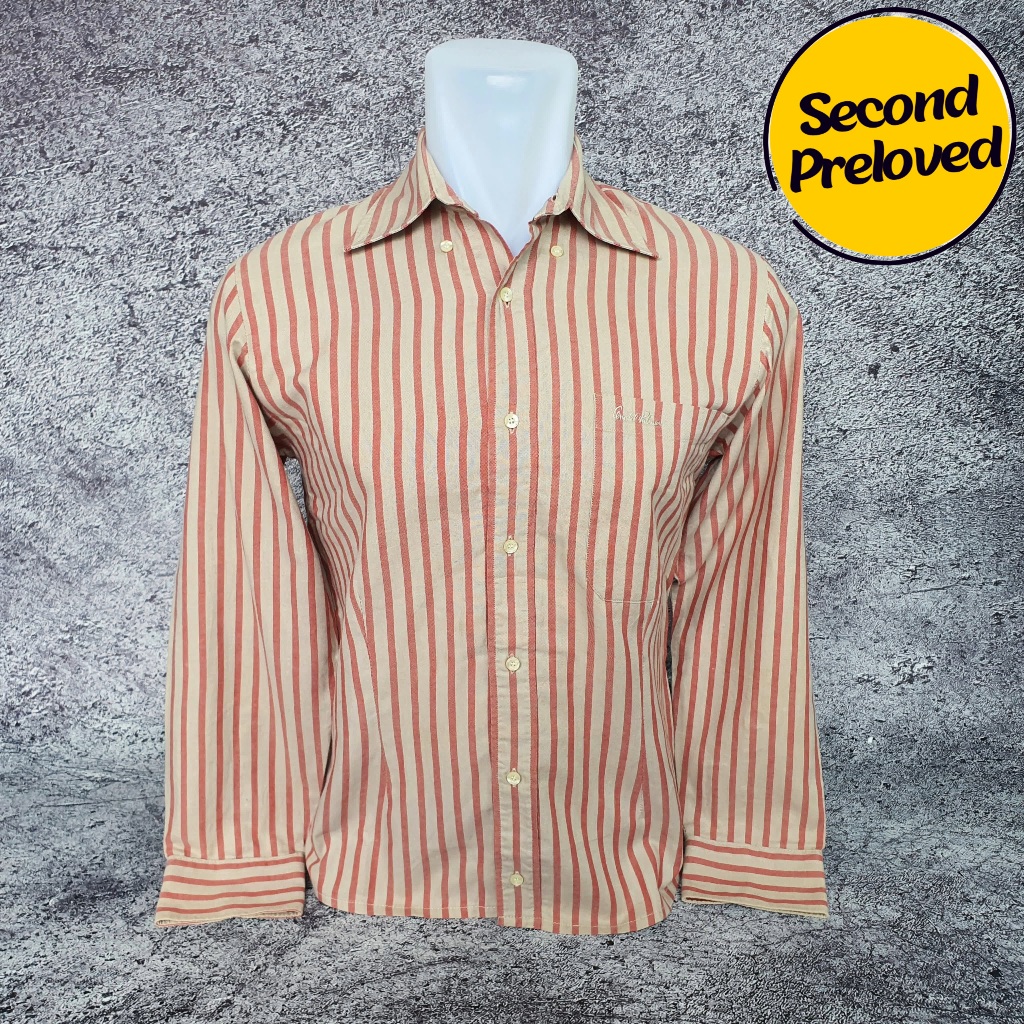 Baju Kemeja Panjang ARNOLD PALMER - Size S / Lebar 48 cm - Original - Second