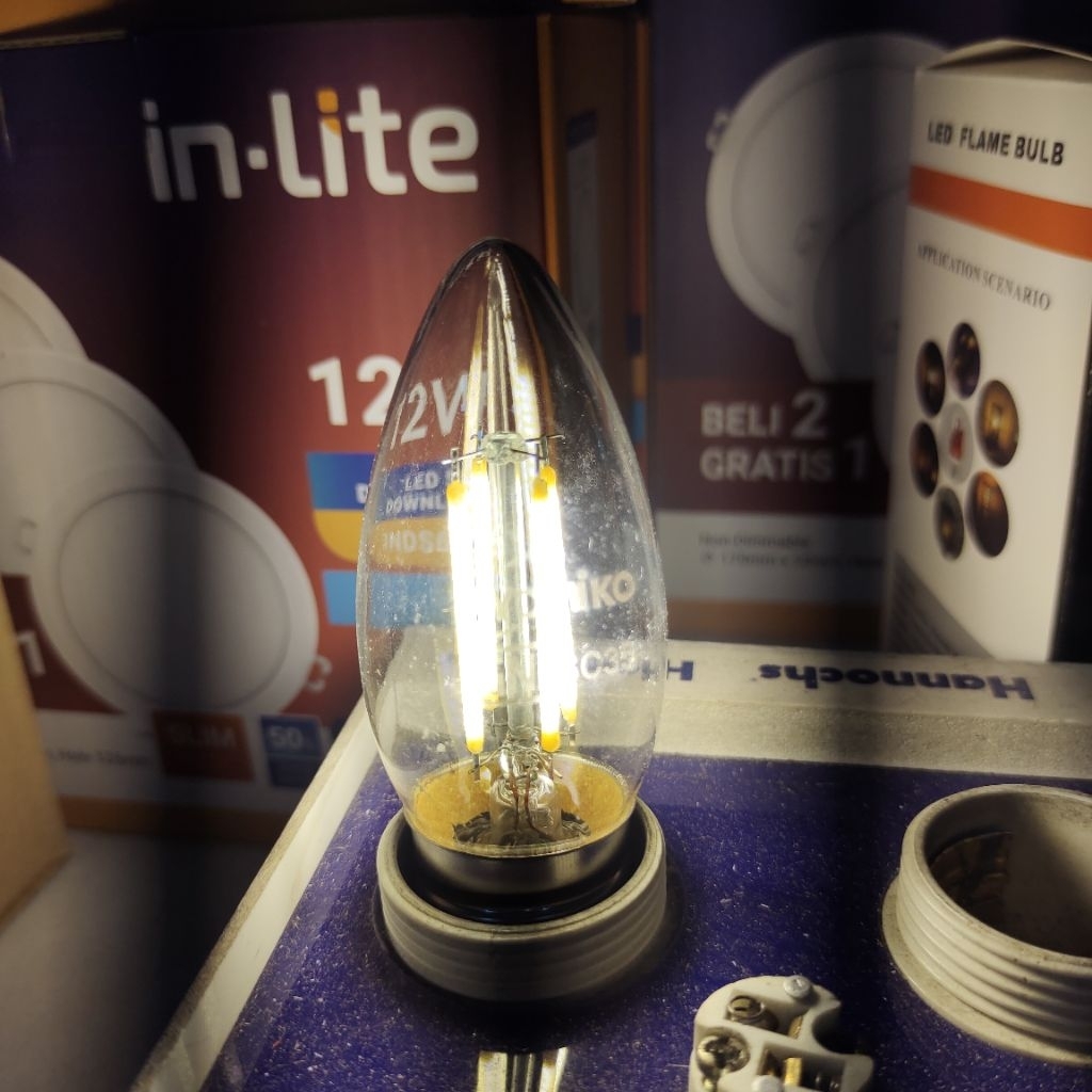 LED FILAMENT/CANDLE YOMIKO C35 4W