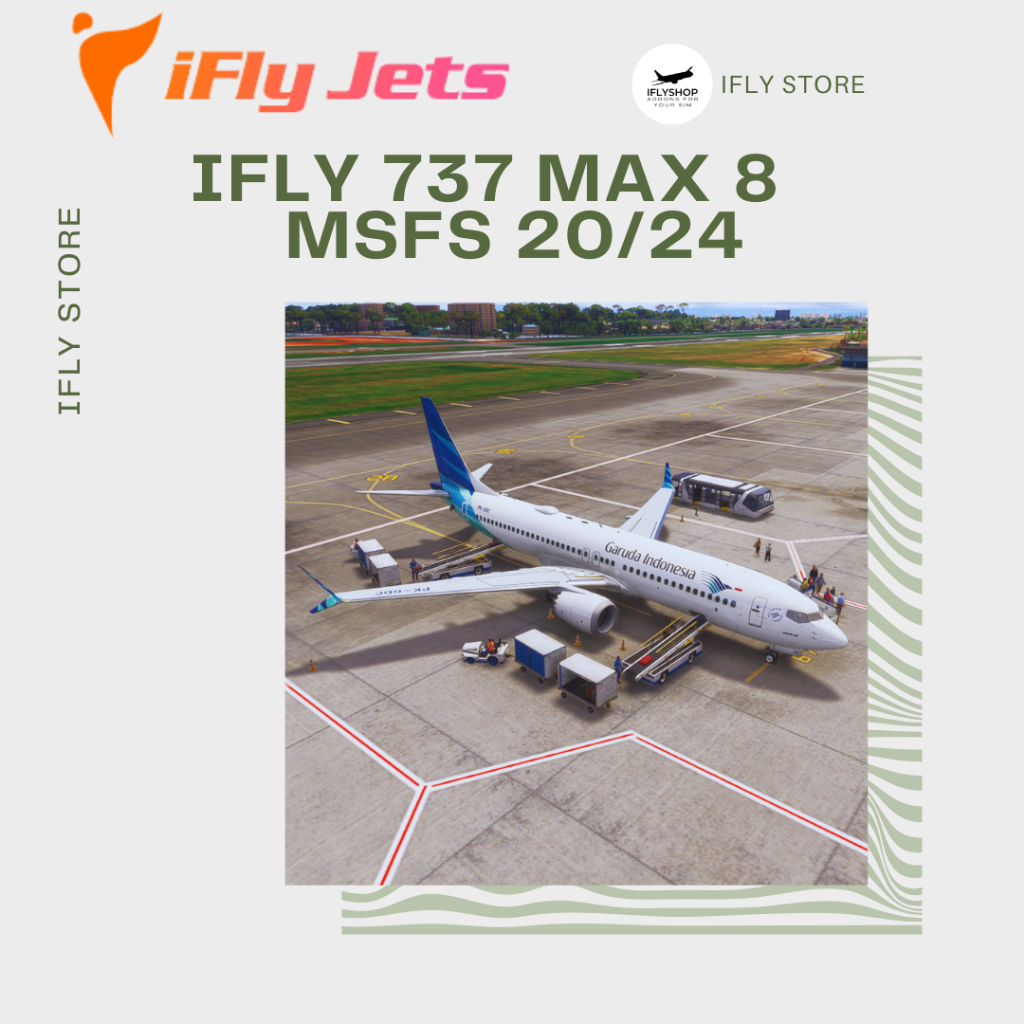 Ifly 737 MAX 8 MSFS 2020/2024 Microsoft Flight Simulator