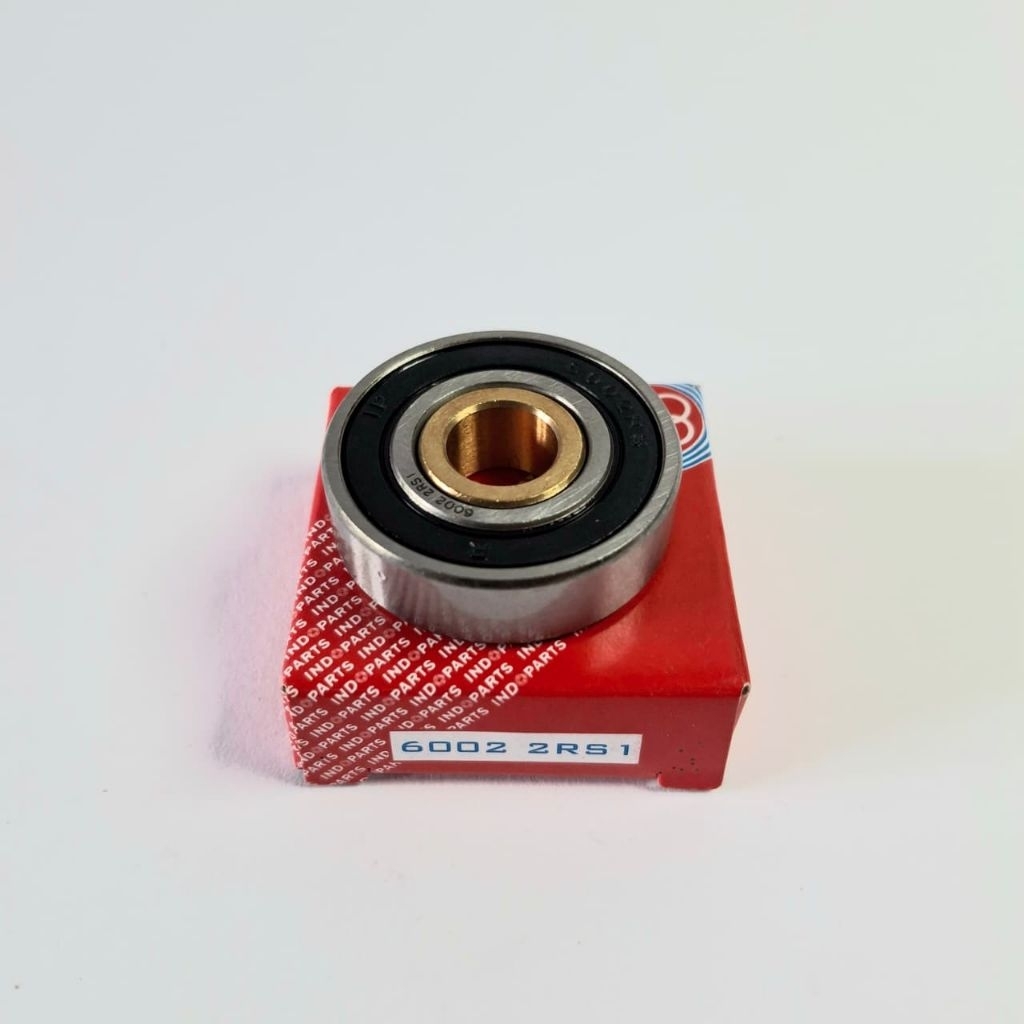 Bearing INDOPARTS 6002 2RS + Kuningan bearing bak CVT Honda Matic All beat fi eSP 2008 - 2024 , All 