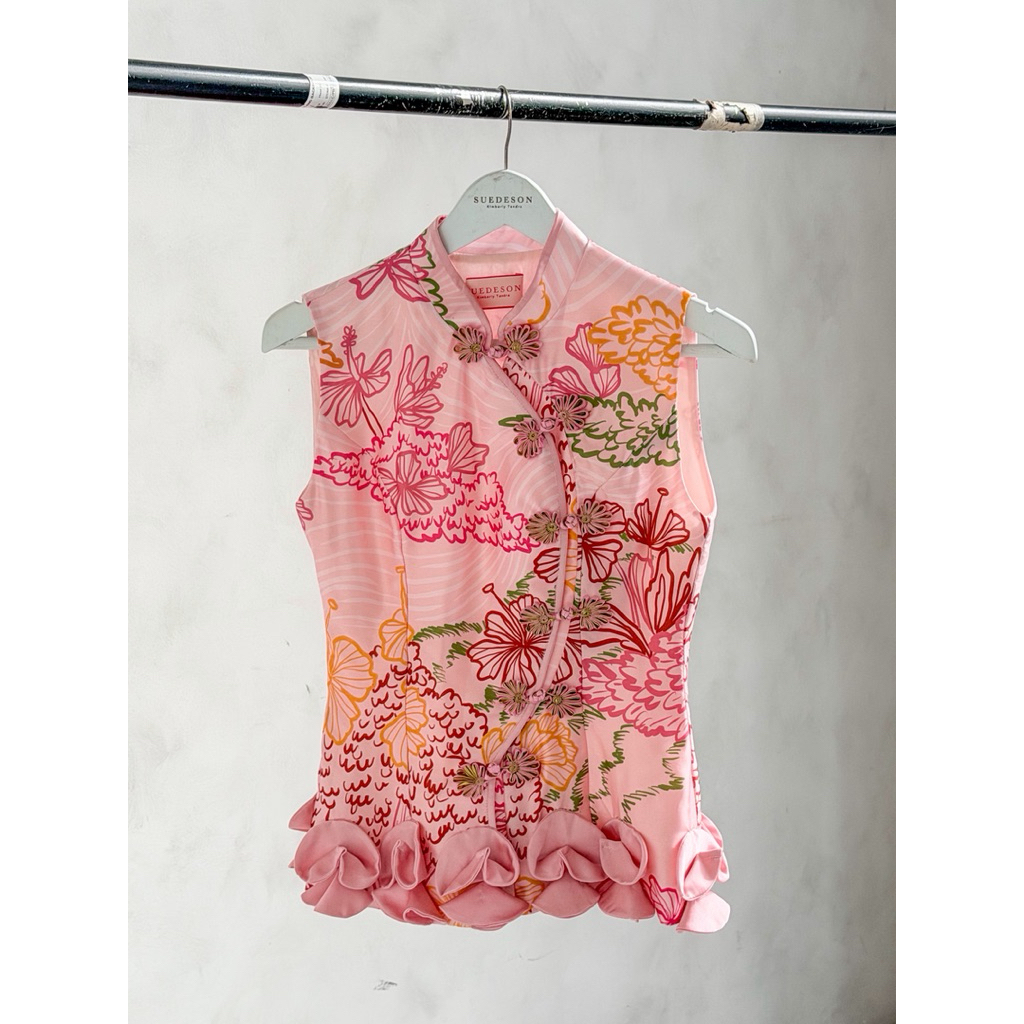 Suedeson Zen Cheongsam Top | Atasan Blouse Cheongsam Wanita