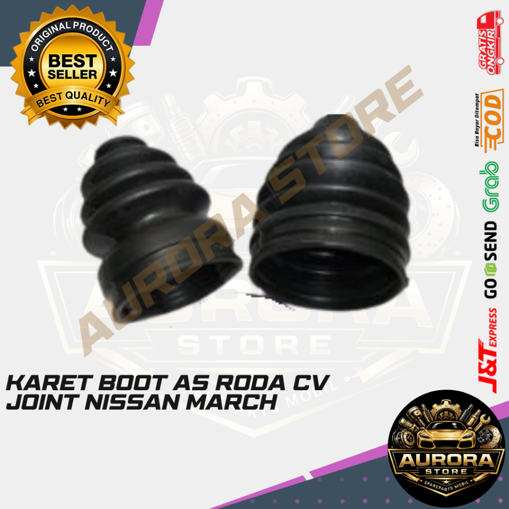 KARET BOOT AS RODA CV JOINT NISSAN MARCH