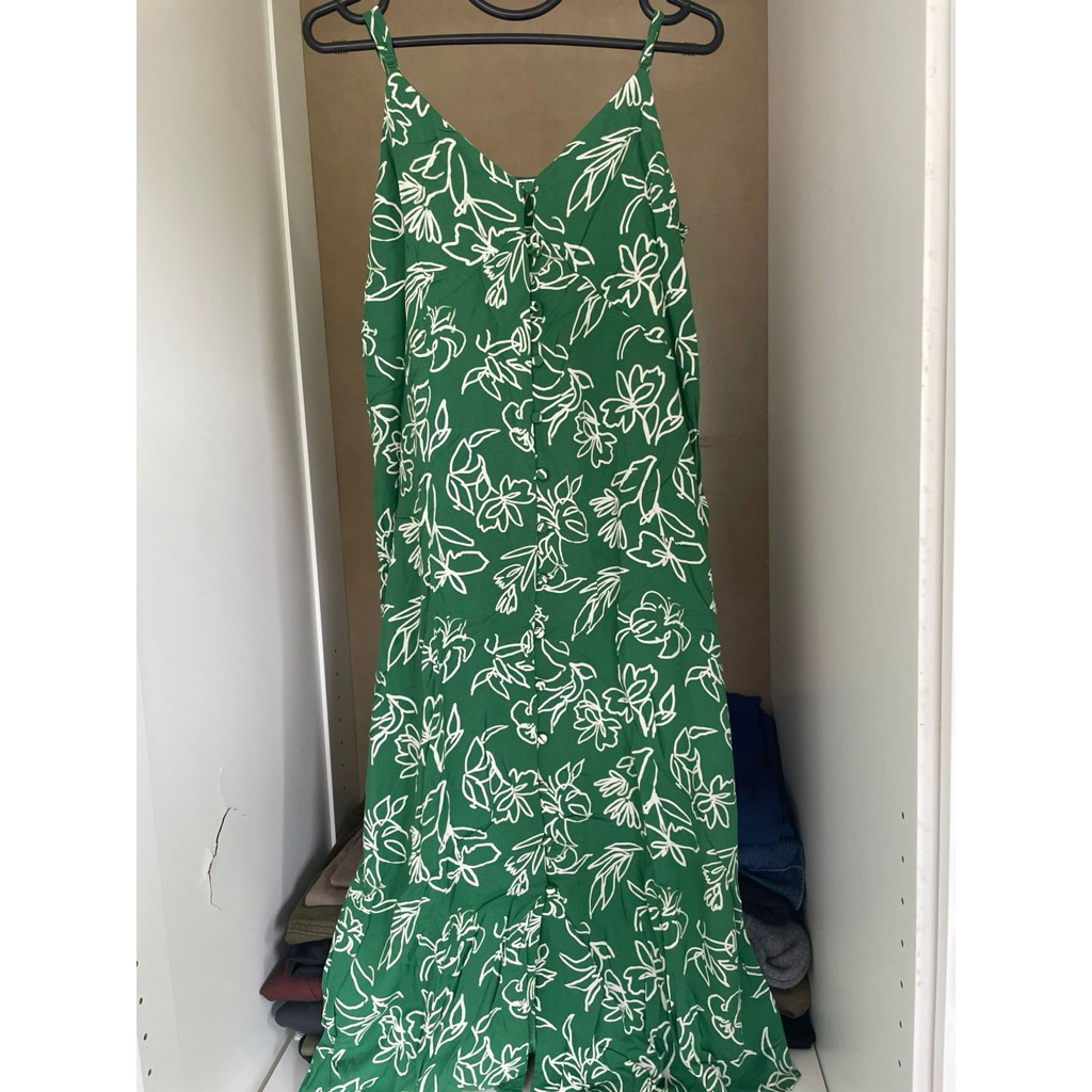 Uniqlo Button Down Camisole Dress