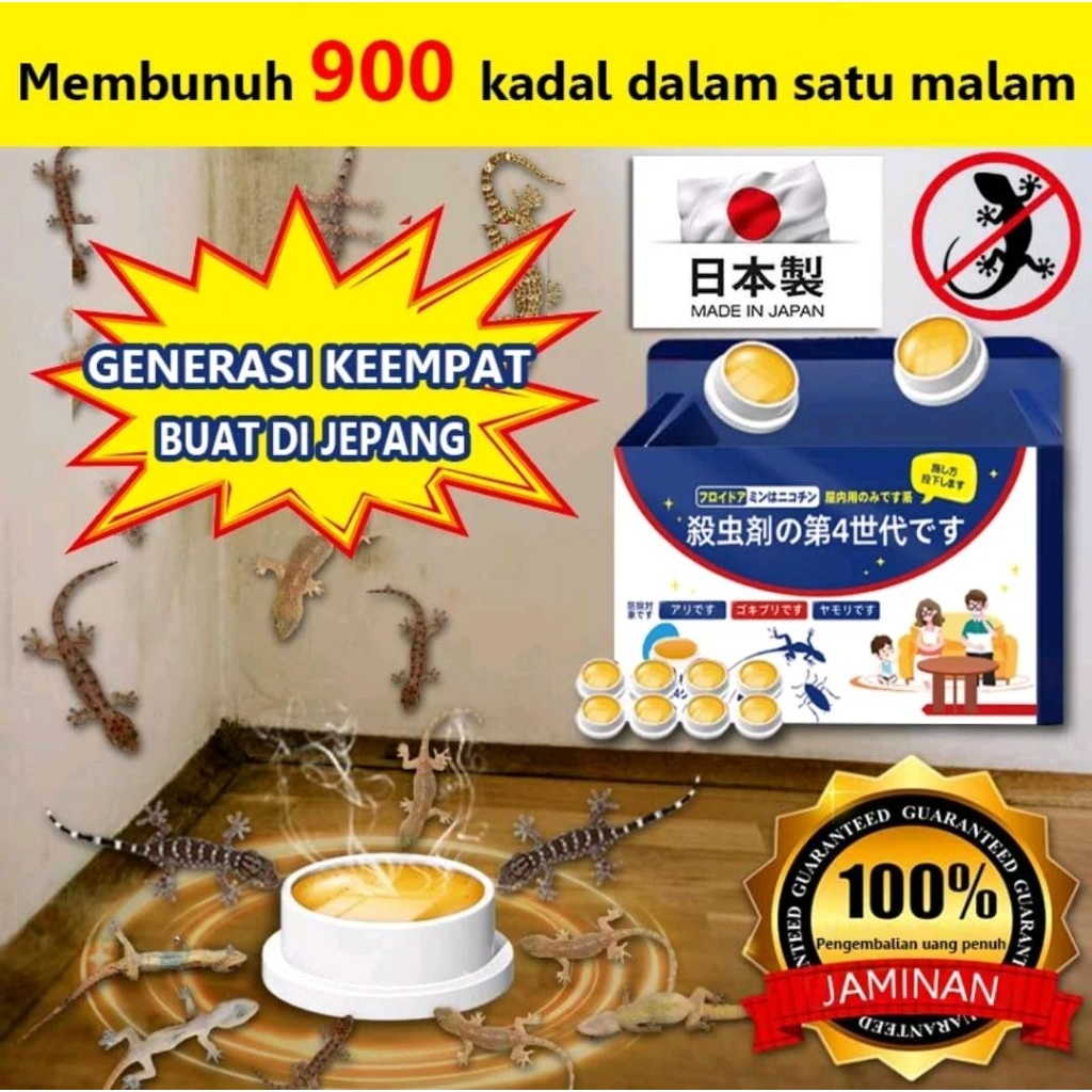 Racun pembasmi serangga kecoa,cicak,dan semut isi 8 pcs