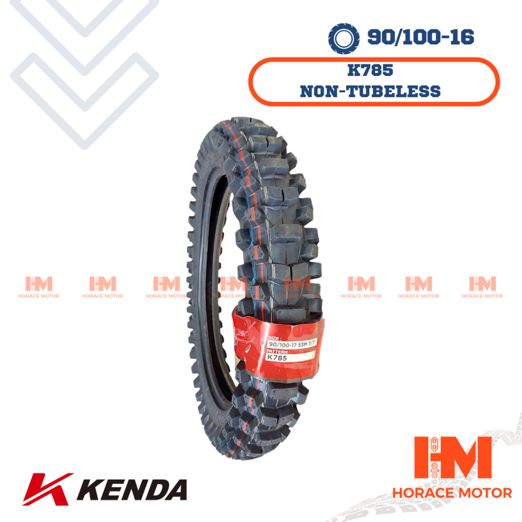 [HRC] bukan tubeless Kenda K785 90/100-16 Ring 16 90/100 Tubetype Millville Tubetype Ban Trail Off R