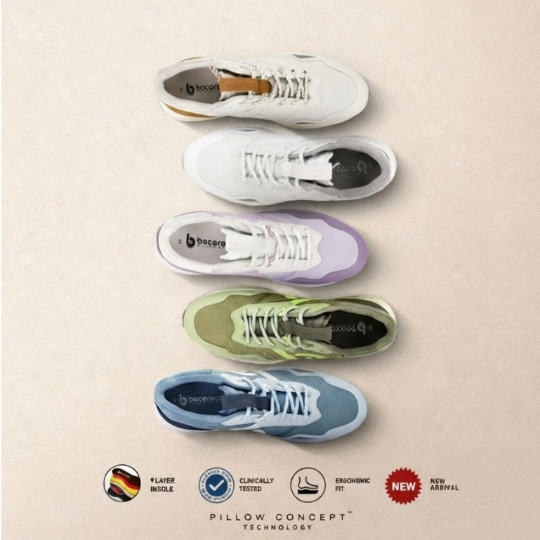 Bocorocco UX. Bolzano 23 - Sepatu Sneakers Kets Casual Unisex Pria Wanita - Nyaman & Halal