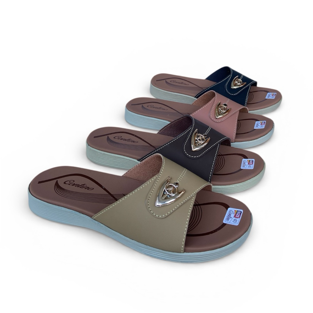 Contino Sandal Selop Wanita - Sandal Kulit Wanita - Sandal Ibu Ibu