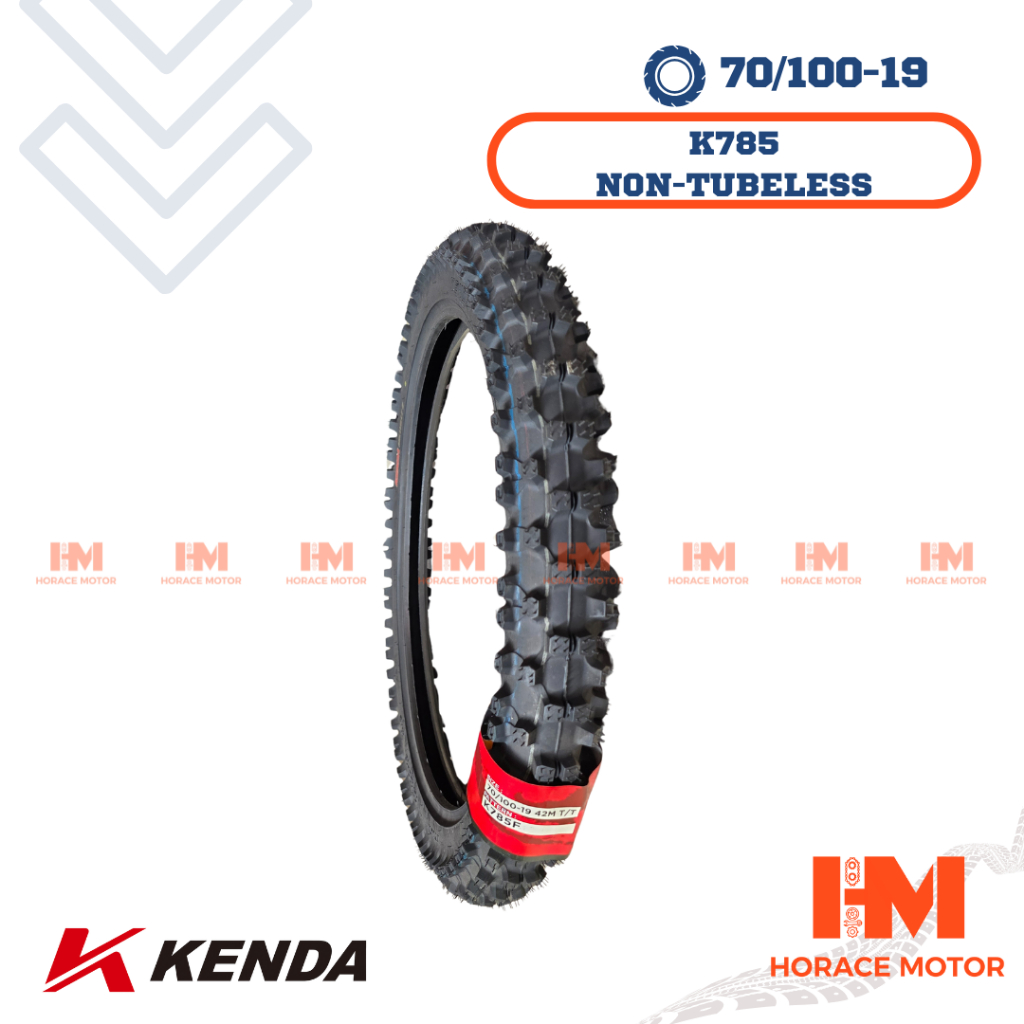 [HRC] bukan tubeless Kenda K785 70/100-19 Ring 19 70/100 Millville Tubetype Ban Trail Off Road Offro