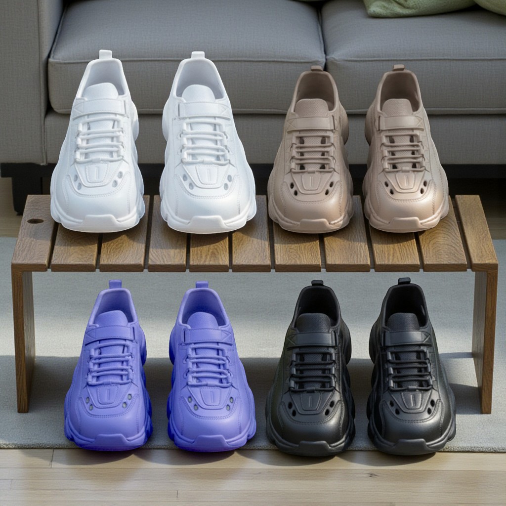 KINBOS Sepatu Sandal Selop Anak Tanggung Unisex Runner Clog Karet EVA Kekinian Sporty K9385-1 K&T