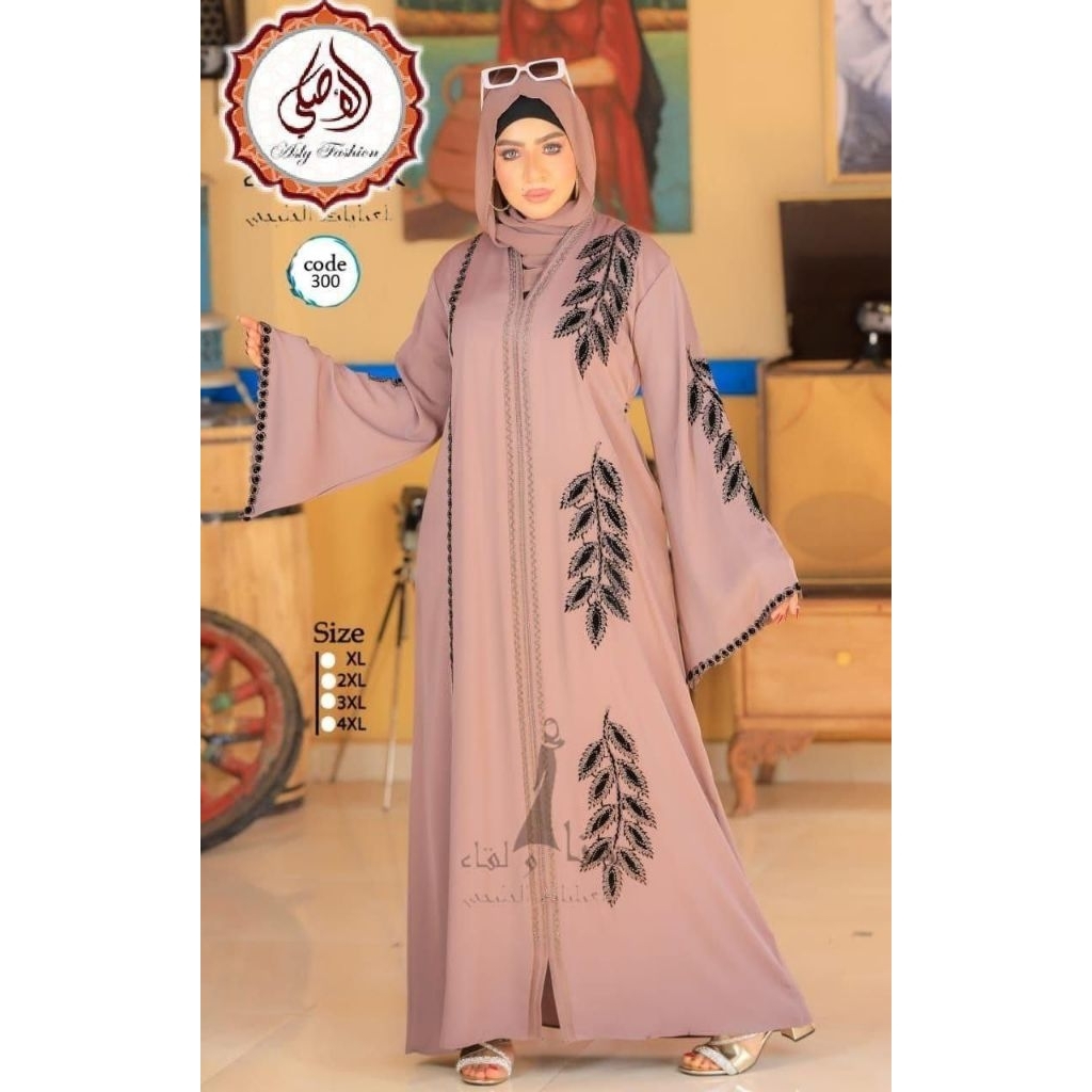 Abaya Mesir 100% Original Abaya Import Timur Tengah Egypt || Abaya free Pashmina || full Bordir Paye