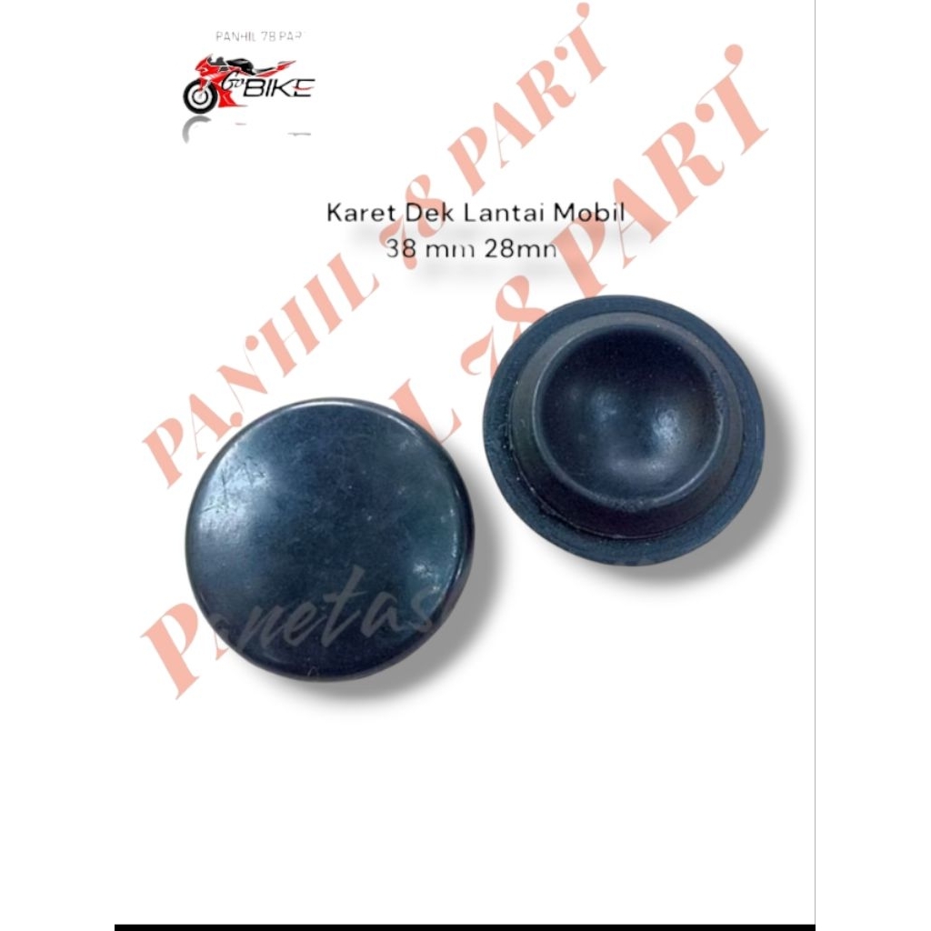 Karet Dek-Tutup Lubang Lantai-Kabin Mobil 38 mm 28 mm