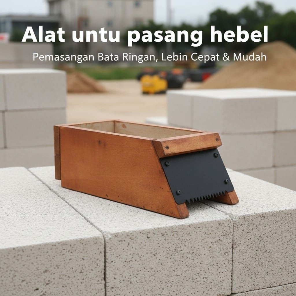 Alat Pasang Herbel Bata Pemasangan Bata Ringan Lebih Cepat & Mudah