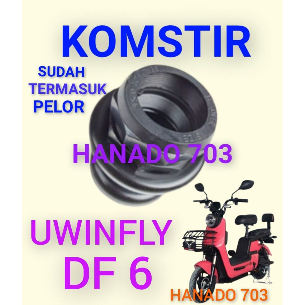 komstir sepeda listrik uwinfly DF6 kones headset komfork sepeda listrik uwinfly df 6