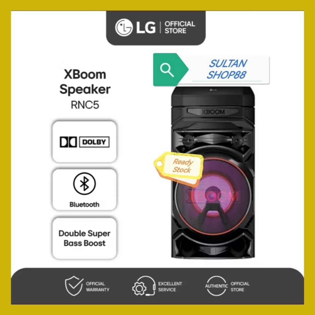LG XBOOM NRC5 SPEAKER AKTIF PARTY WIRELESS BLUETOOTH