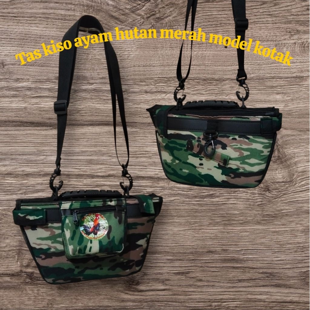tas kiso ayam hutan/singgel kotak