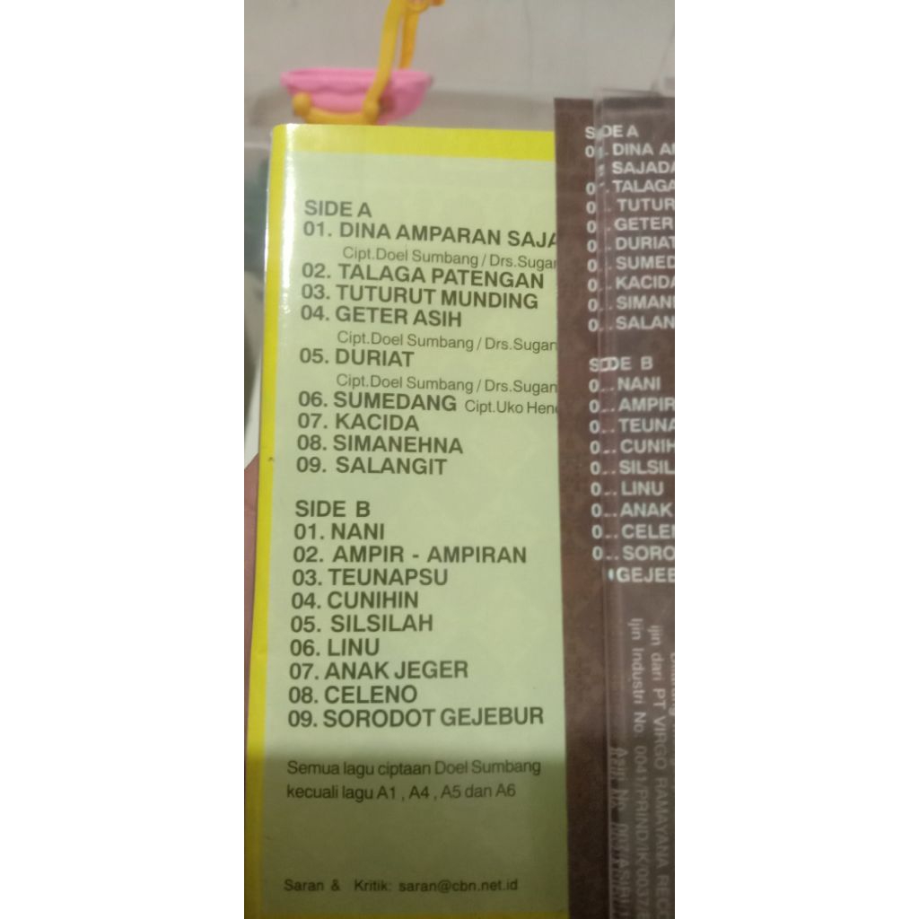 kaset pita Doel sumbang original