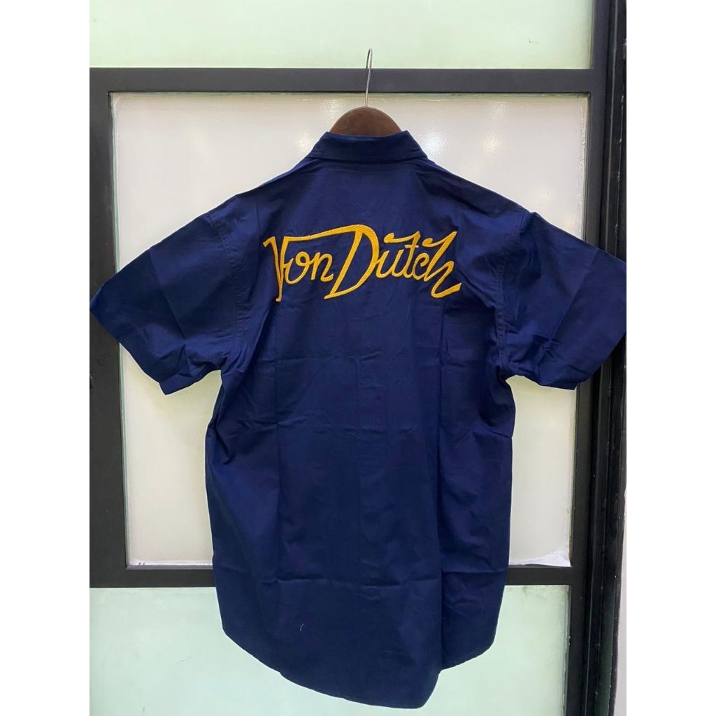 VON DUTCH 1654 WORKSHIRT NAVY BLUE