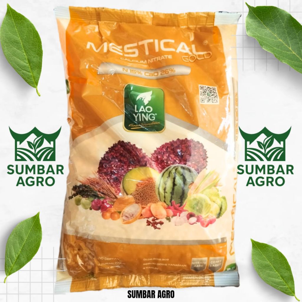 Pupuk MESTICAL GOLD 1kg Lao Ying //  Pupuk Calsium Nitrate