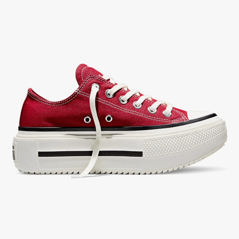 Sepatu Sneakers Wanita Converse CT AS Lift Double Stack Days Ahead Egret Black Original A20659C