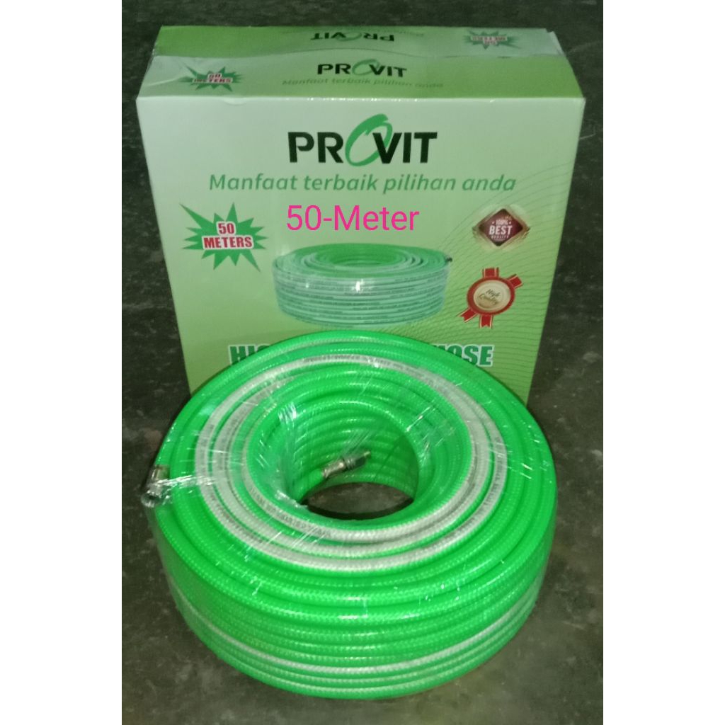 Selang Sprayer/Selang Angin Kompresor/Selang Air Stim SERAT 50-Meter