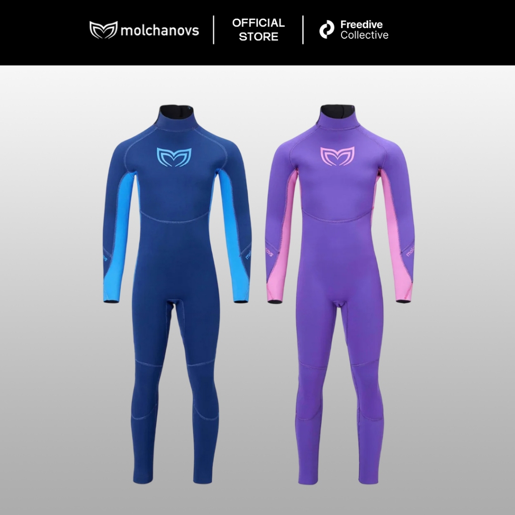 Molchanovs Kids Wetsuit 2.5mm Double-Lined / Pakaian Wetsuit Anak