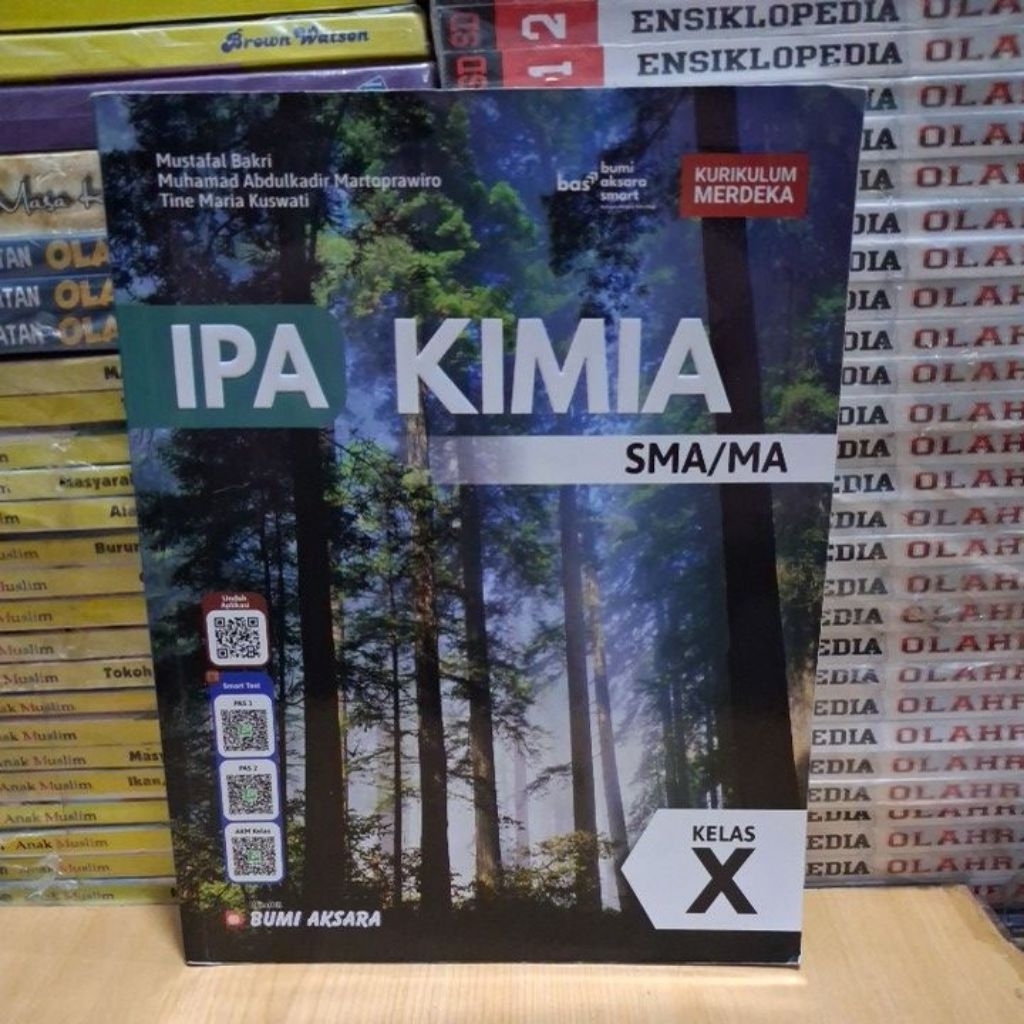Buku Original IPA KIMIA SMA MA Kelas 10 K Merdeka BUMI AKSARA