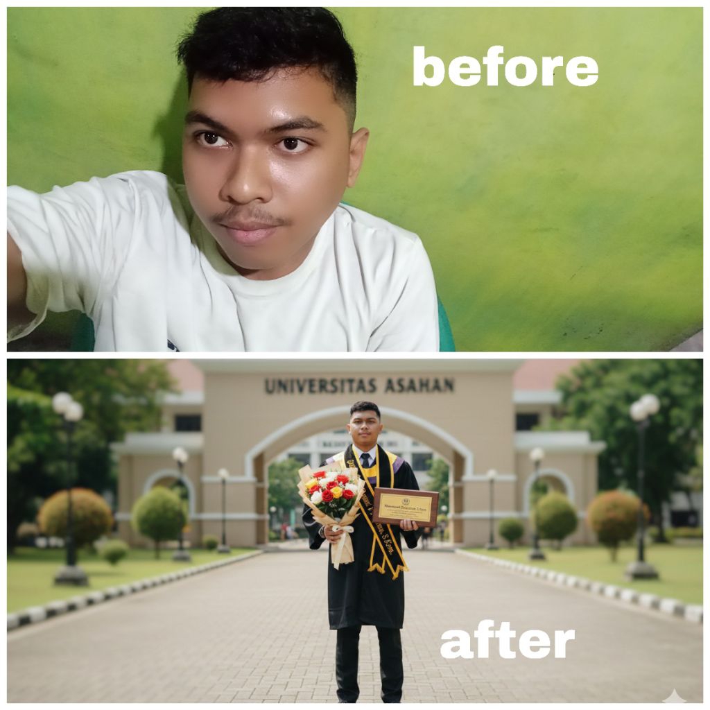 edit foto wisuda