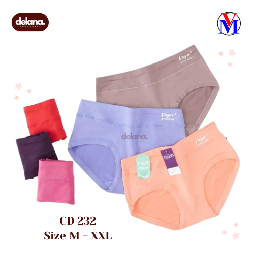 [3 PCS] VAYA - Celana Dalam Vaya 232 - Celana Dalam Wanita - Cd Wanita Vaya 232 - Celana Dalam Murah