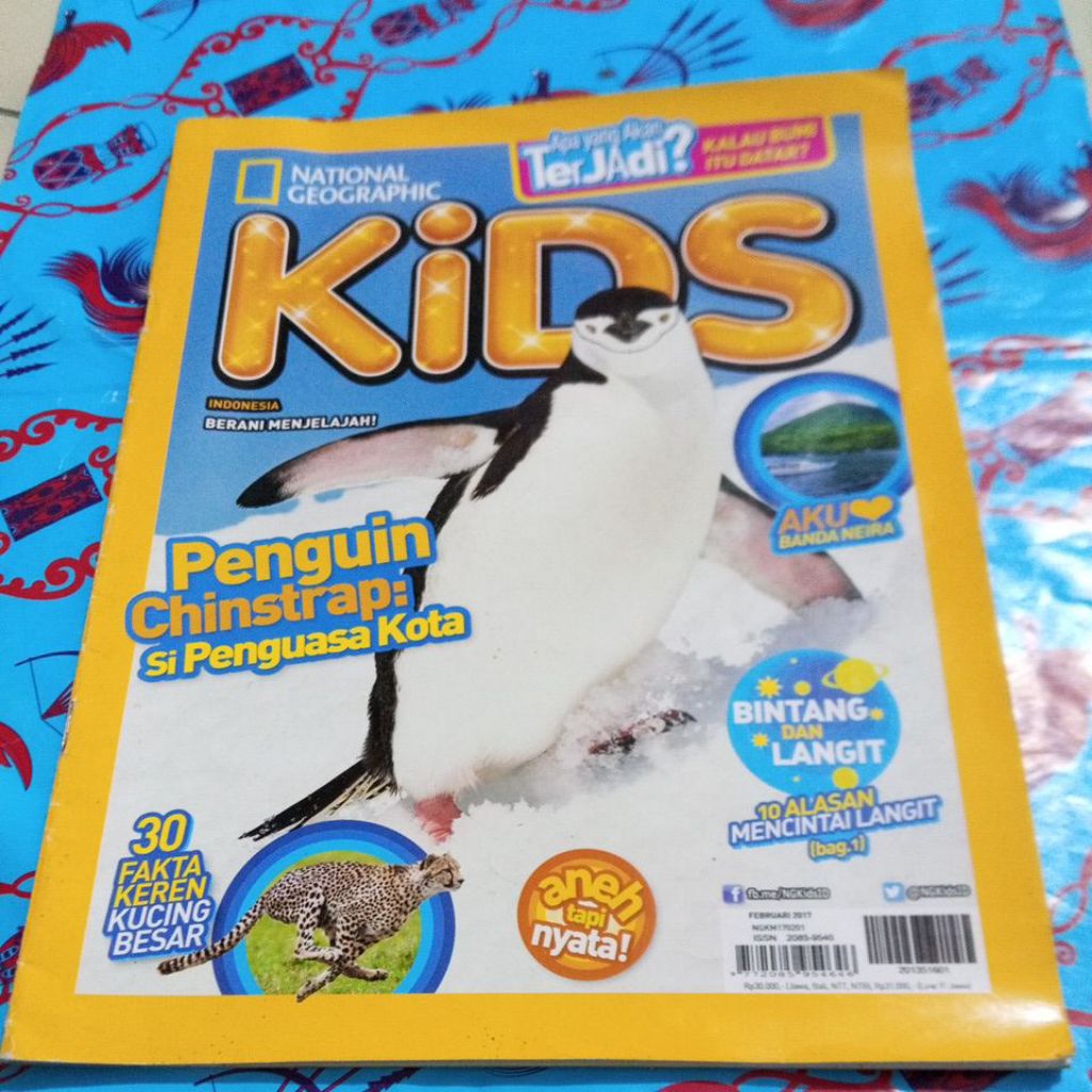 Majalah National geographic kids - penguin Chinstrap : si penguasa kota
