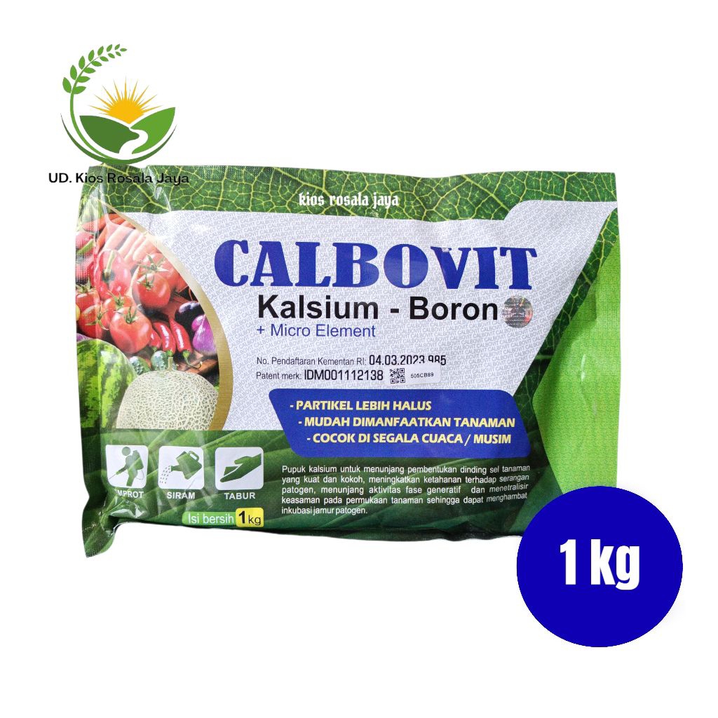 Pupuk Calbovit Kalsium Boron kemasan 1 kg