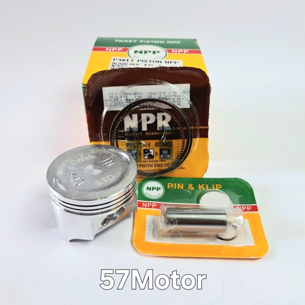 Piston Kit Beat POP/ESP/Street, Scoopy ESP, Vario 110 ESP/FI K44 NPP Oversize STD OS 25 OS 50 OS 75 