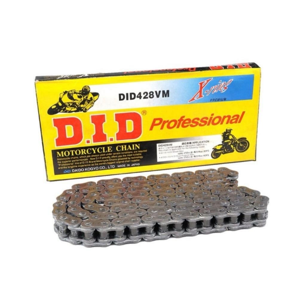 Rantai DID X-ring 428VM X 110L professional Drive chain DID 428VM X 110L