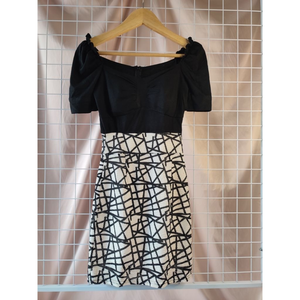 Dress cantik ada cup bra