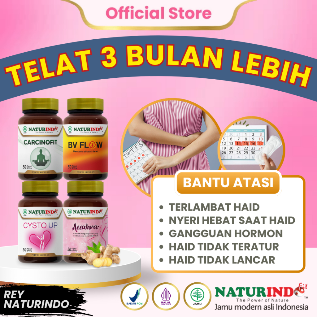 Obat Pelancar Telat Haid 3 Bulan Lebih Terlambat Datang Bulan Haid Tidak Lancar Azzahra Naturindo