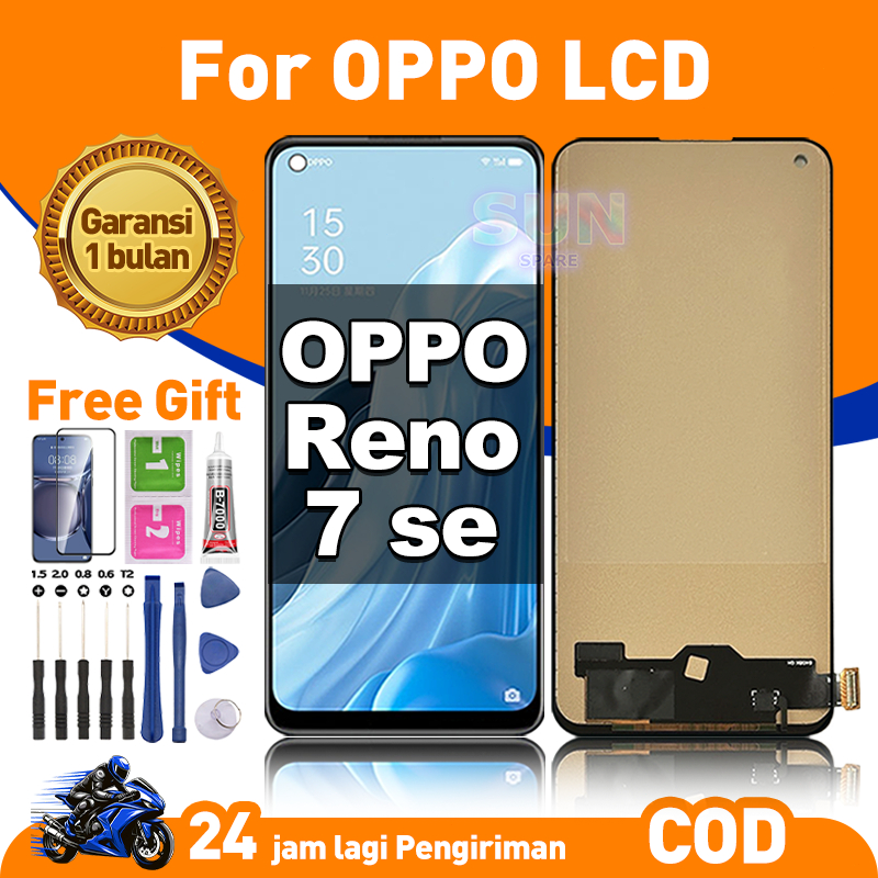 LCD For OPPO Reno 7 SE Fullset HP Touchscreen untuk Glass Touch Screen Digitizer COD