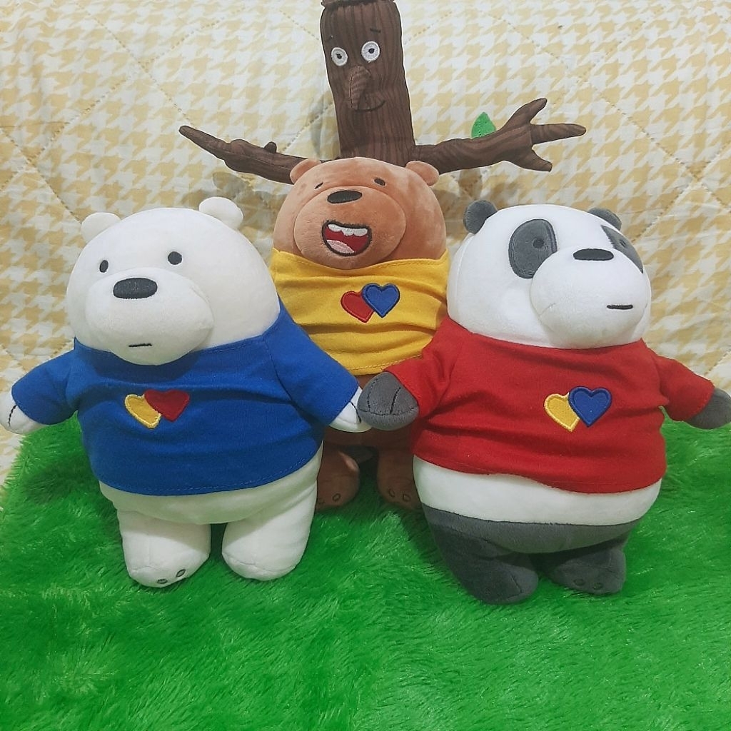 Boneka We Bare Bear Official Miniso