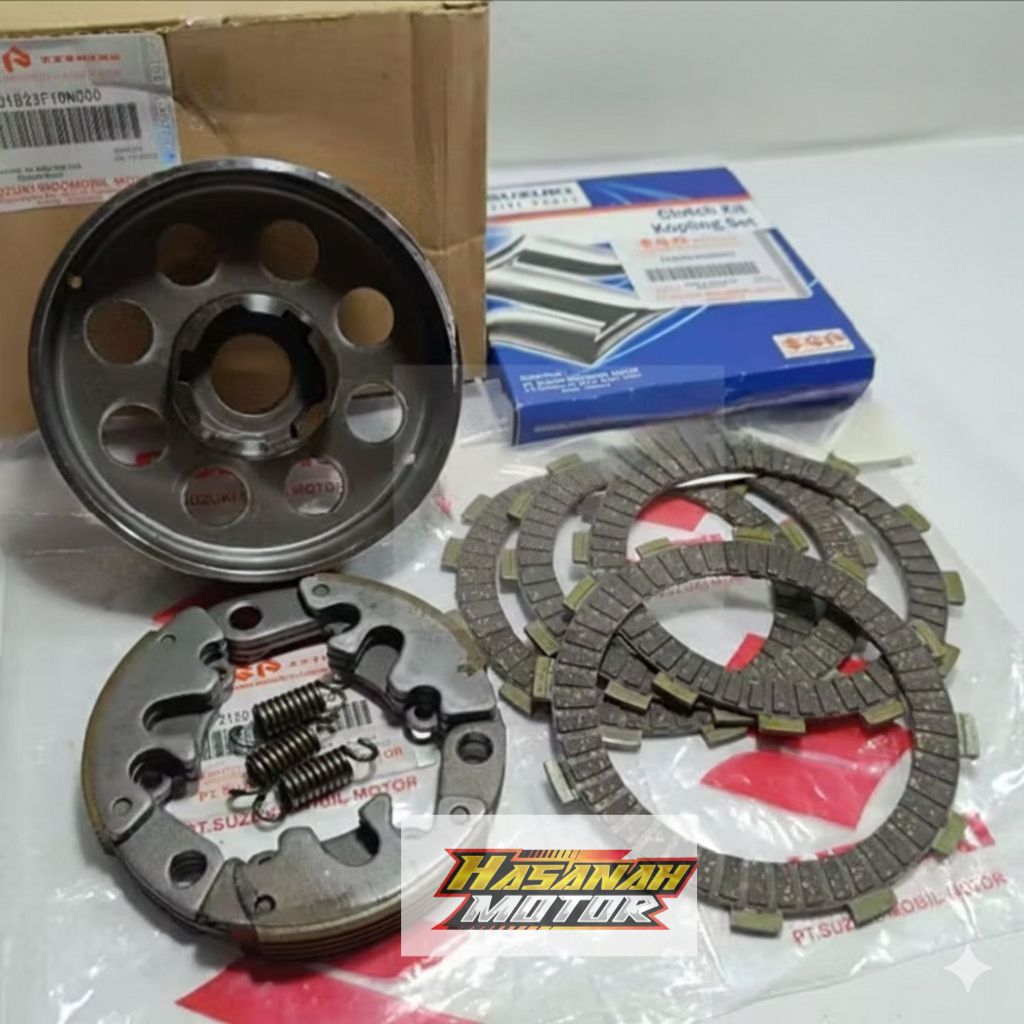 KAMPAS KOPLING + KAMPAS GANDA + MANGKOK KOPLING SMASH LAMA SMASH NEW