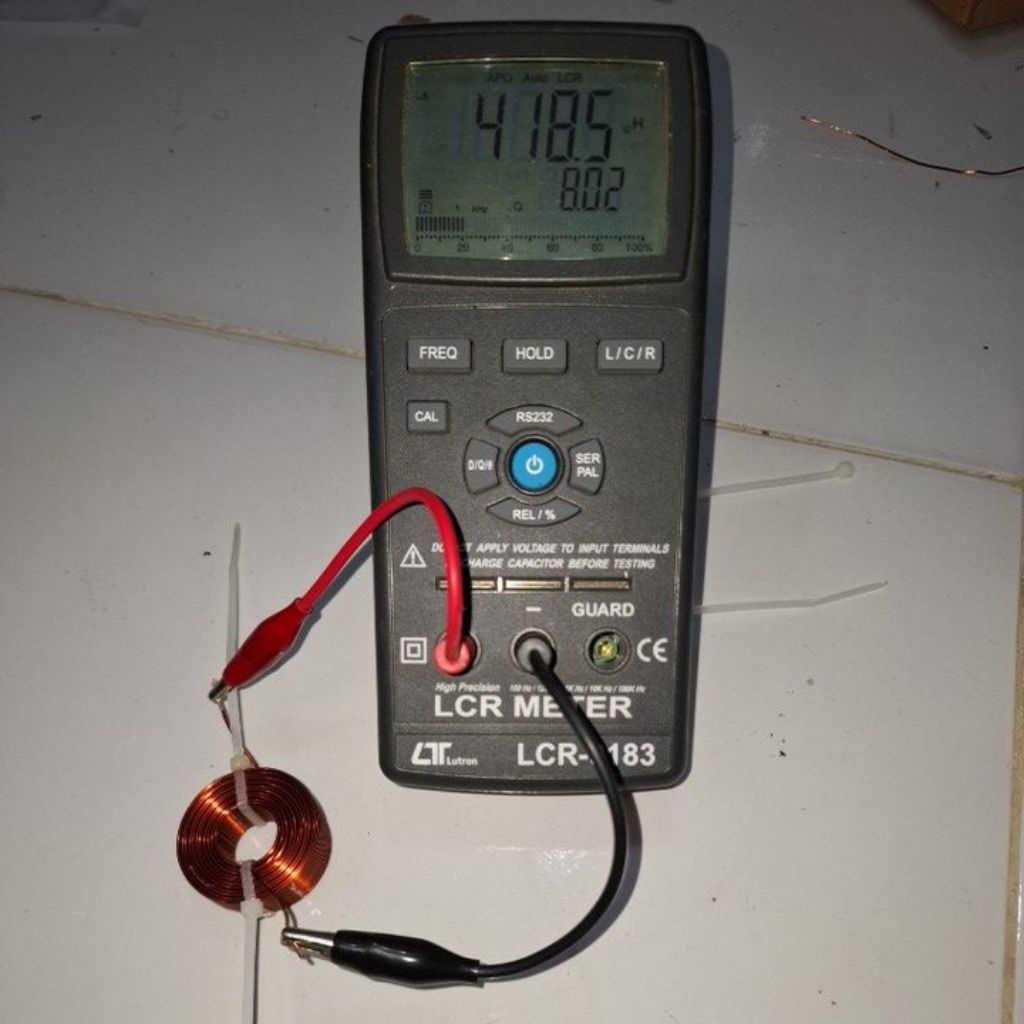 coil lilitan crossover pasif 0,41mh 1mm