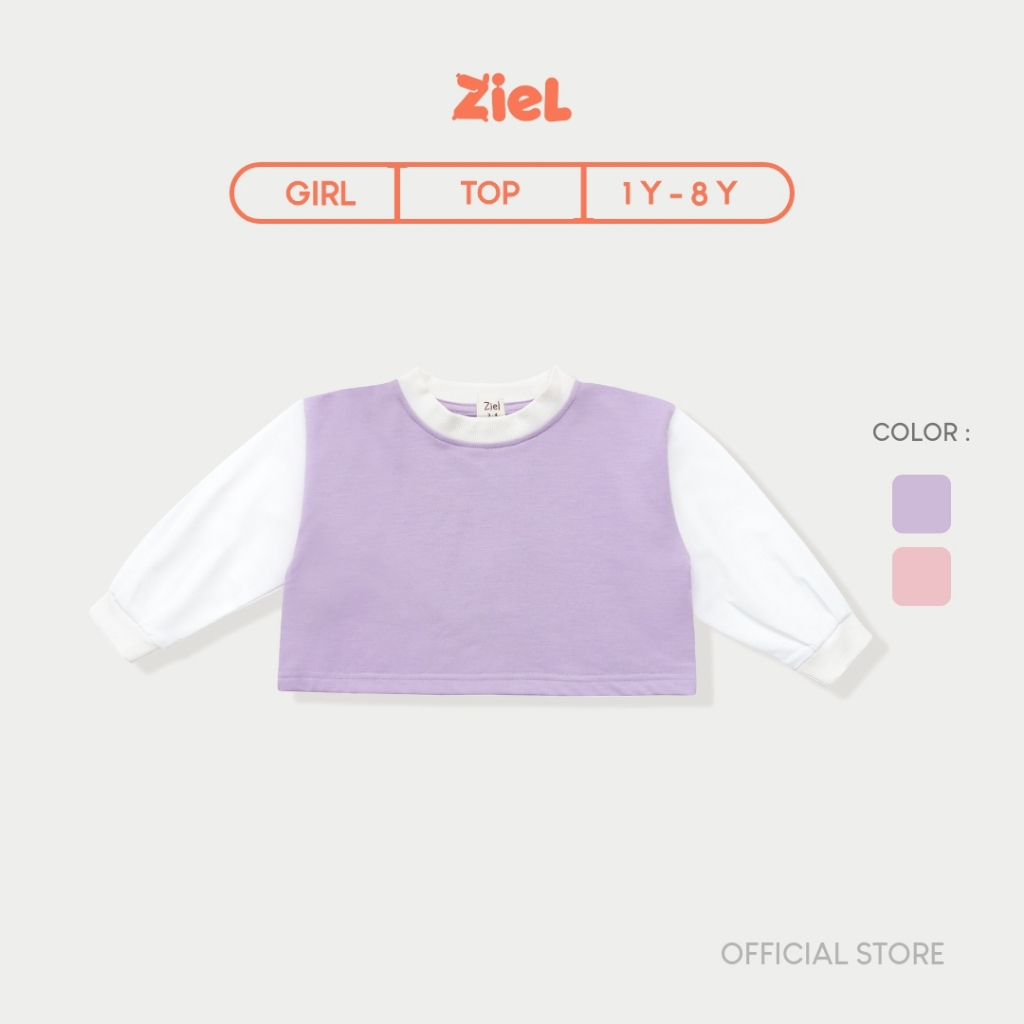 LAST STOCK ZIEL KIDS - Lona Crop Top / Atasan Anak Perempuan / Atasan Anak Crop / Crop Anak Perempua