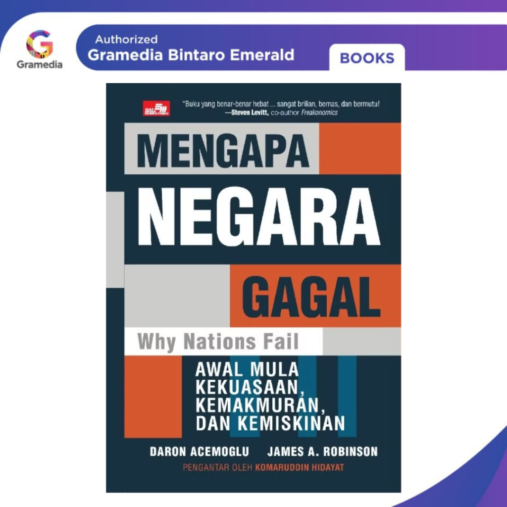 Gramedia Bintaro - Mengapa Negara Gagal - Why Nations Fail